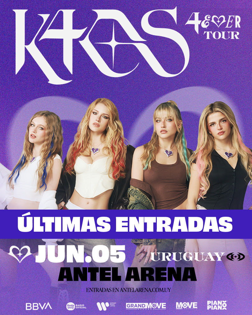 K4OS en el Antel Arena - ULTIMAS ENTRADAS! 5 de junio 2026