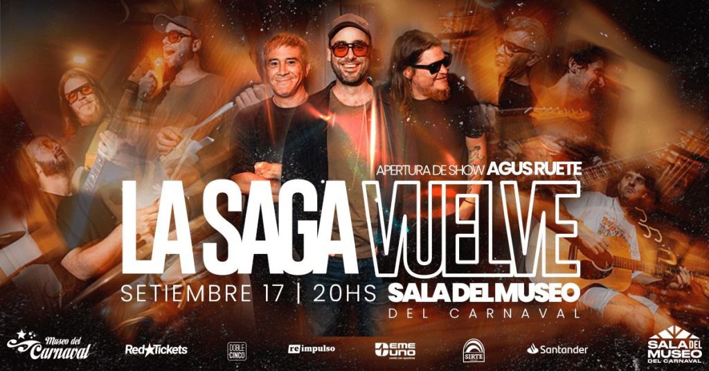 LA SAGA VUELVE - Sala del Museo del Carnaval - Jueves 17 de Septiembre 2026 - 20 hs.