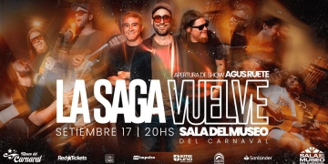 LA SAGA VUELVE - Sala del Museo del Carnaval - Jueves 17 de Septiembre 2026 - 20 hs.