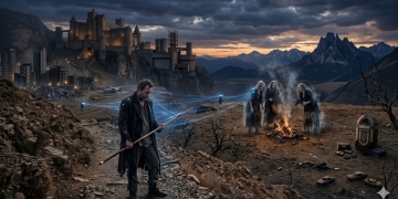 ¿Cómo escapar de aquellos drones gigantes, cuando se abalanzaban de manera brusca e imprevista? Birdman* había dejado de atravesar los cielos, y las usinas de héroes se habían consumido, tras la rebelión de los últimos prototipos de la industria Westworld**