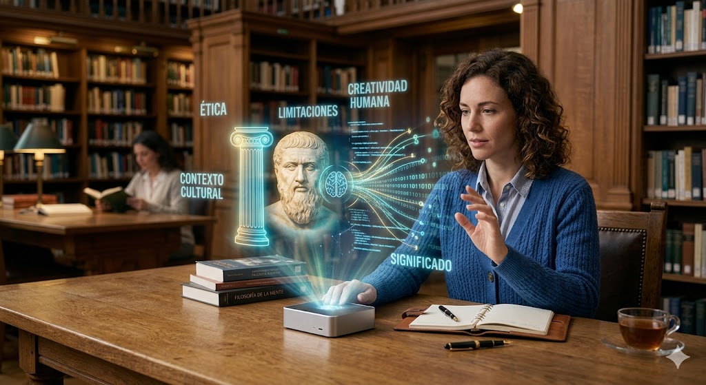 Promptear no es cuestionar: cinco preguntas para entender la relación de la IA con las humanidades y la filosofía por Eduardo Infante