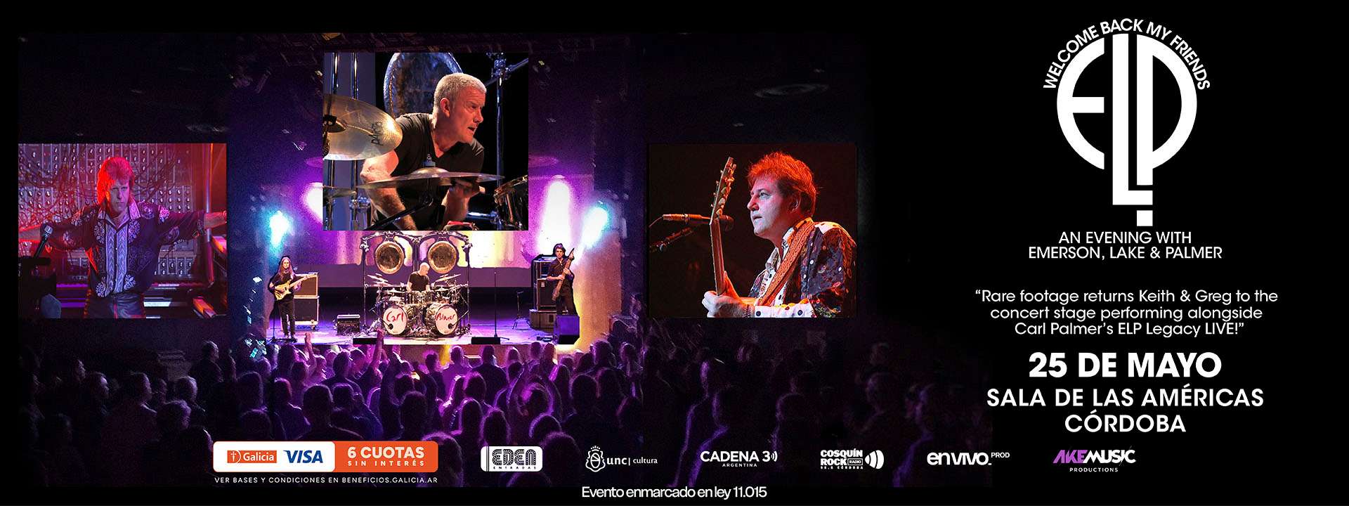 Emerson, Lake & Palmer vuelve como experiencia viva