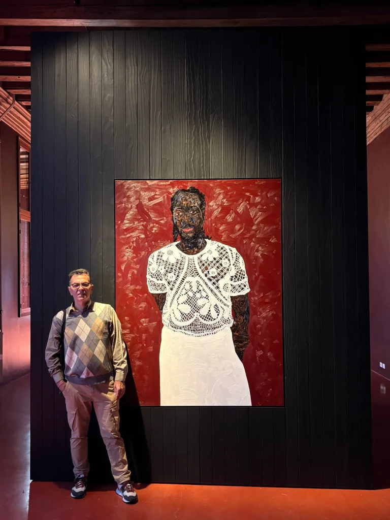 Amoako Boafo - Pintura, identidad y memoria - Venecia, Italia por Daniel Benoit Cassou