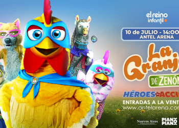 La Granja de Zenón llega al Antel Arena con “Héroes en Acción”