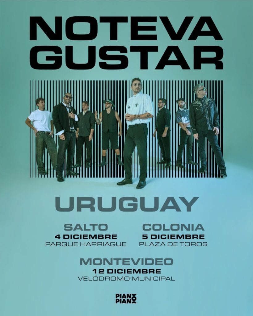 NO TE VA GUSTAR - Presentación "FLORECE EN EL CAOS" - 4/12 Salto, 5/12 Colonia, 12/12 Montevideo