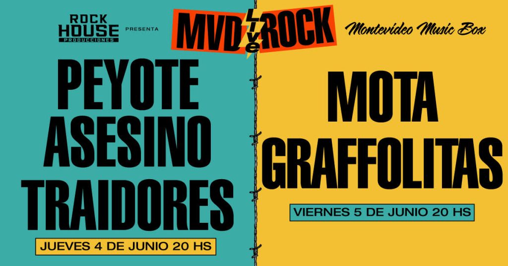 PEYOTE ASESINO - TRAIDORES - MOTA Y GRAFFOLITAS EN UN FESTIVAL INÉDITO