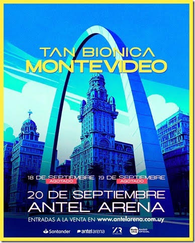TAN BIONICA PRESENTA “EL REGRESO” ANTEL ARENA - 18 - 19 - 20 DE SETIEMBRE 2026