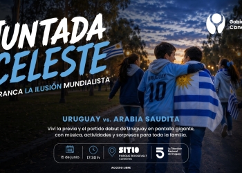 JUNTADA CELESTE: CANELONES INVITA A VIVIR EL DEBUT DE URUGUAY EN EL MUNDIAL