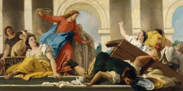La expulsión de los mercaderes del templo - Colección Thyssen-Bornemisza, en depósito en el Museu Nacional d'Art de Catalunya